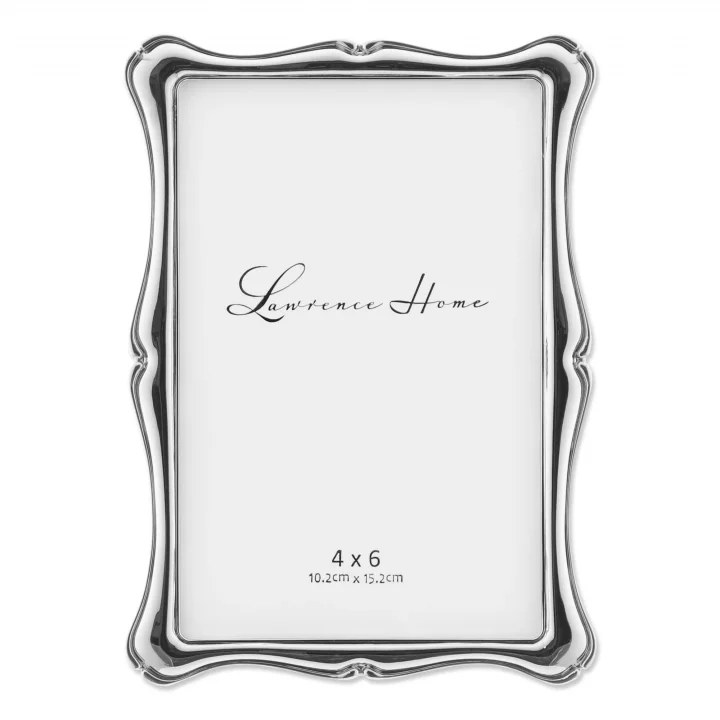 710246 710246 Gümüş Metal Romantik 4x6 Resim Çerçevesi