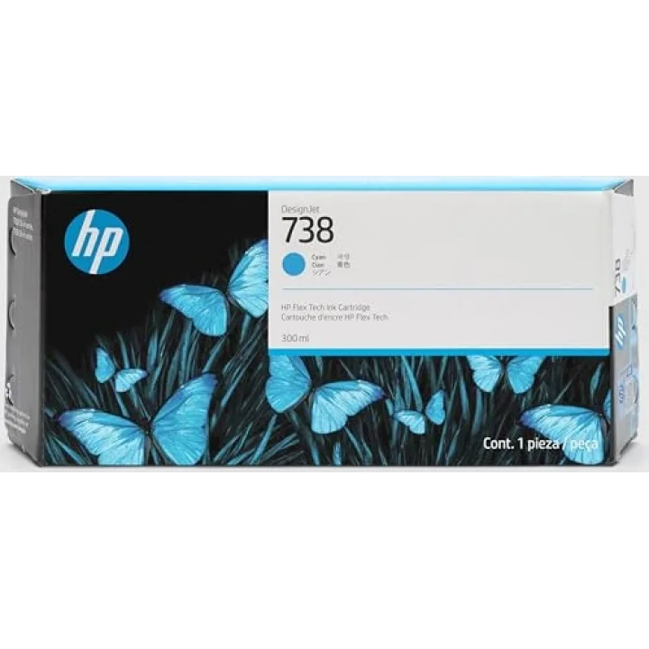 738 130-ml Magenta DesignJet Ink Cartridge Mürekkep Kartuşu 1 adet Orijinal Performans Standardı