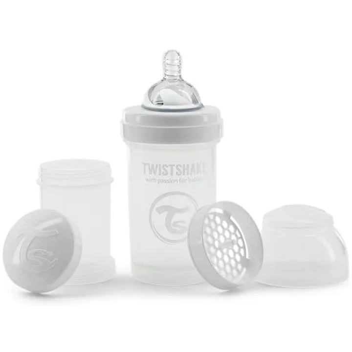 78006 Anti-Colic 180Ml Biberon, Beyaz/ Şeffaf