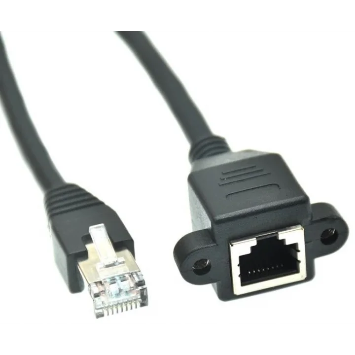 7950 Rj45 Dişi Erkek Uzatma 3M Panel Tipi Cat6 Montaj Kablosu (3 Metre)