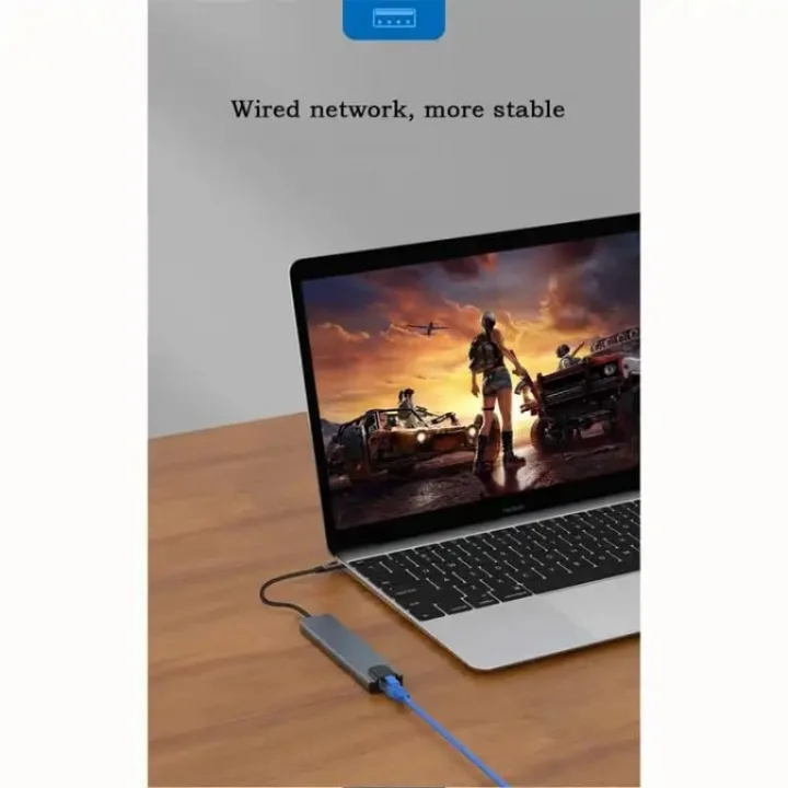 8 in 1 Type C to 2 Port USB 3.0 2 SD Kart TF Kart HDMI RJ45 2PD Kablolu Adaptör iphone 15 Serisi Uyumlu Type C Girişli Android Cihazlara Uyumlu ZR38