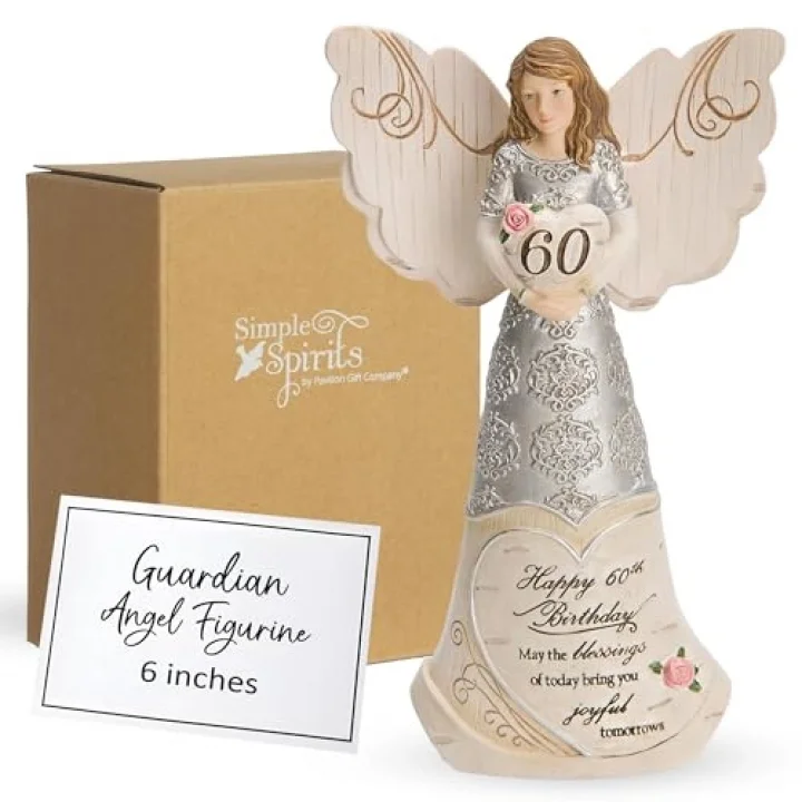 82415 Elements Angels - Happy 60th Birthday May The Blessings of Today Bring You Joyful Tomorrows