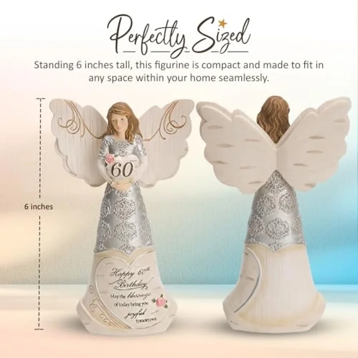 82415 Elements Angels - Happy 60th Birthday May The Blessings of Today Bring You Joyful Tomorrows
