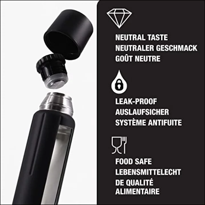 ​​​ 8735.70 Thermo Flask Gemstone Ibt Obsidian 0.75 Lt Matara