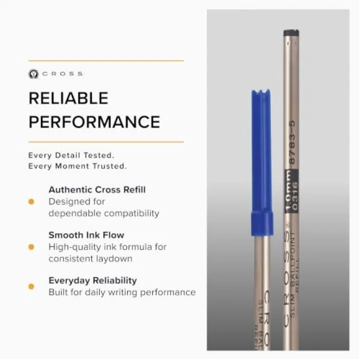 87835 Slim Tükenmez Refil Mavi Medium Uç