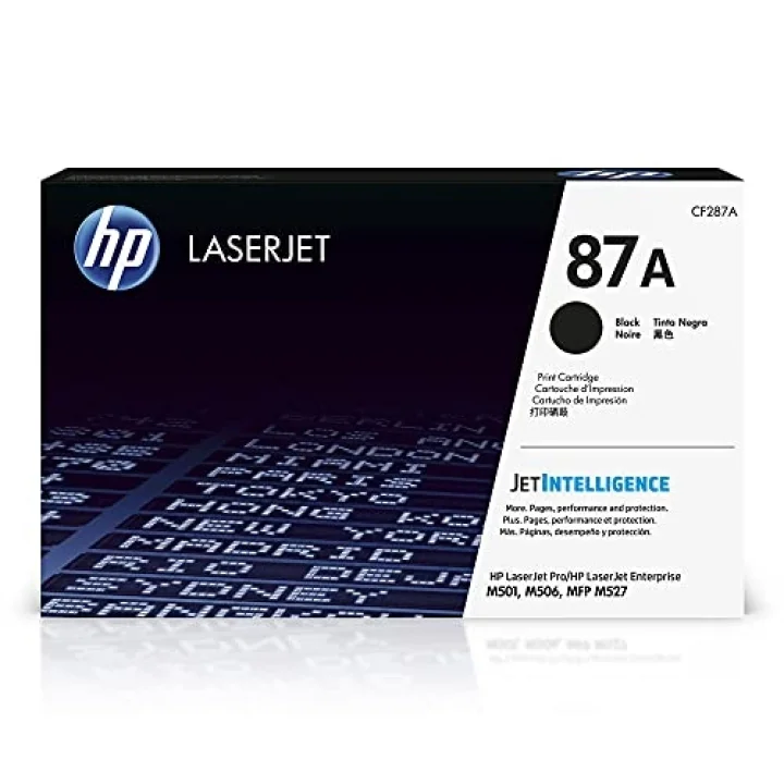 87A Black LaserJet Toner Cartridge
