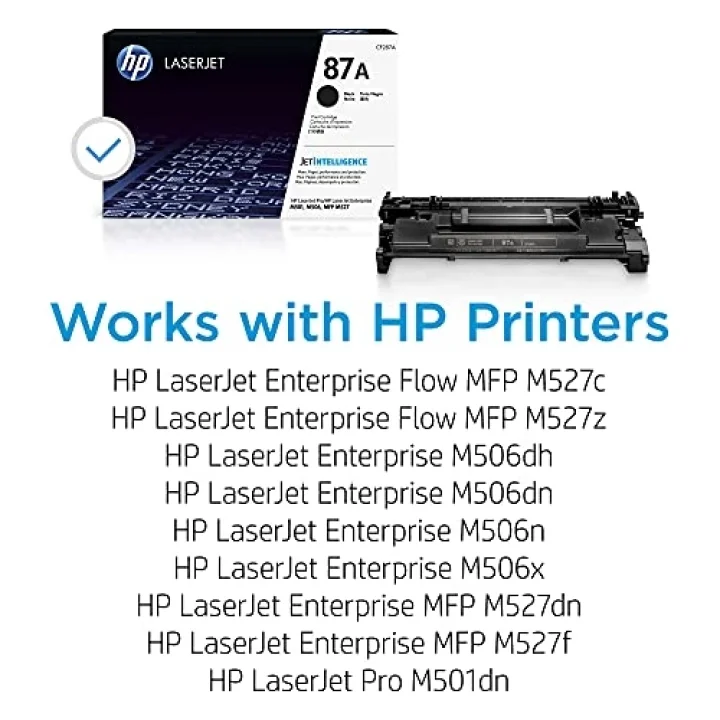 87A Black LaserJet Toner Cartridge
