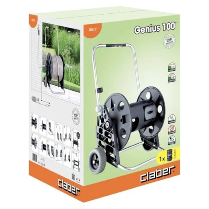 8872 GENIUS 100 Tekerlekli Hortum Arabası