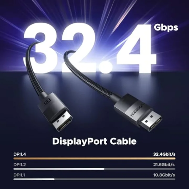 8K Display Port DP 1.4 Kablo 1 Metre