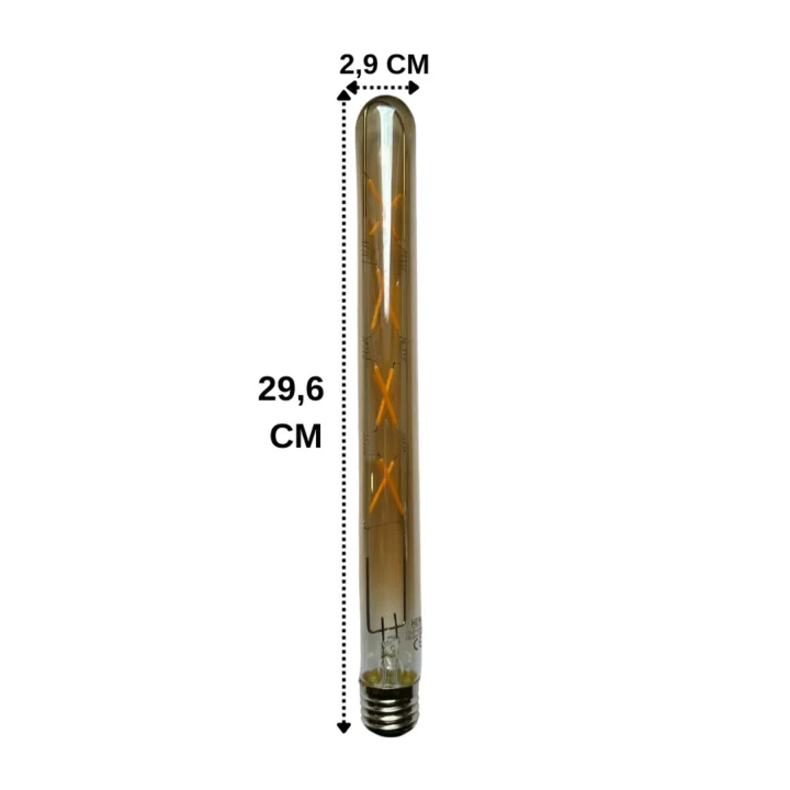 8W (57W) 2500K Günışığı E27 Duylu Çubuk LED Ampul