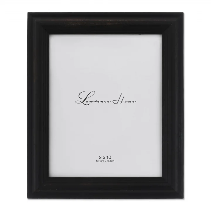 8x10 Yıpranmış Siyah Ahşap Resim Çerçevesi