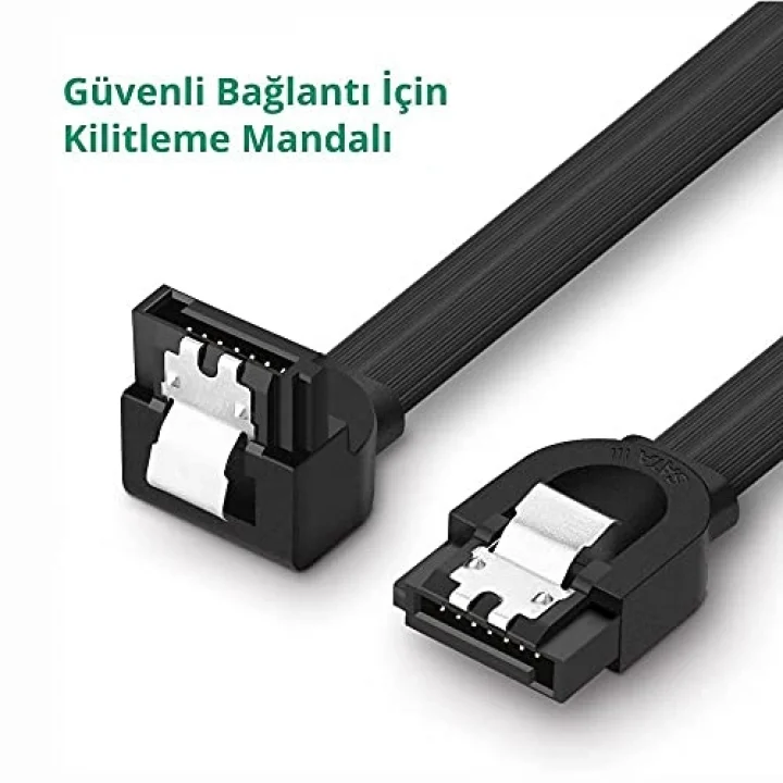 90 Derece Sata 3.0 Disk Kablosu 50 cm
