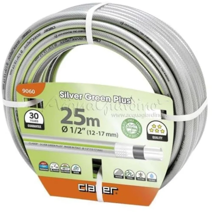 9060 Silver Green Plus Hortum 1/2İnç, 25 Metre