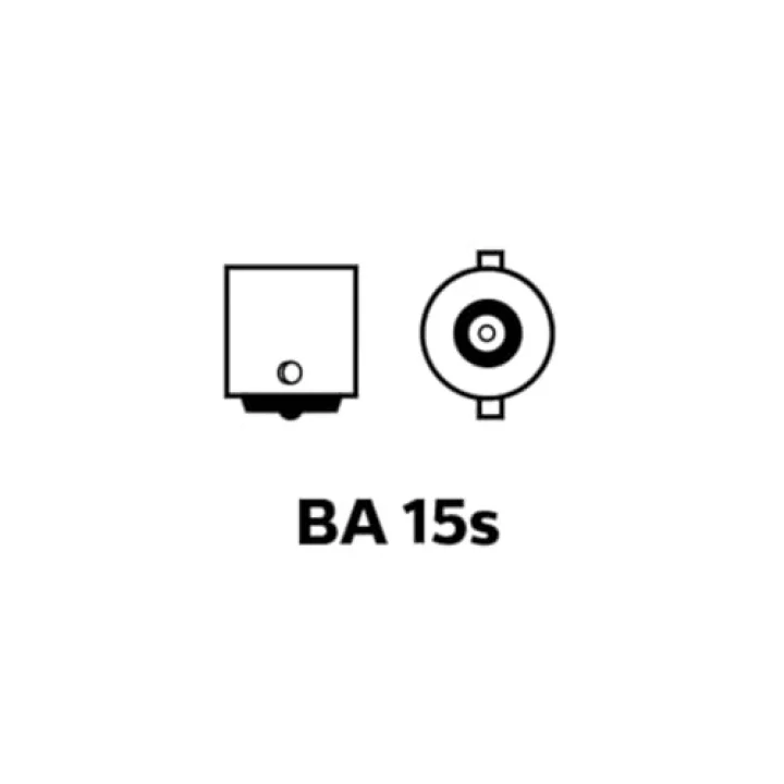 93 P21W Beyaz Tek Duy Fanlı Ampul Takımı, 12 Volt, 2 Adet