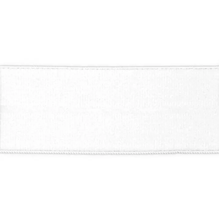 9487W Katlanır Dokuma Elastik, 3,5 cm x 24 Yard, Beyaz