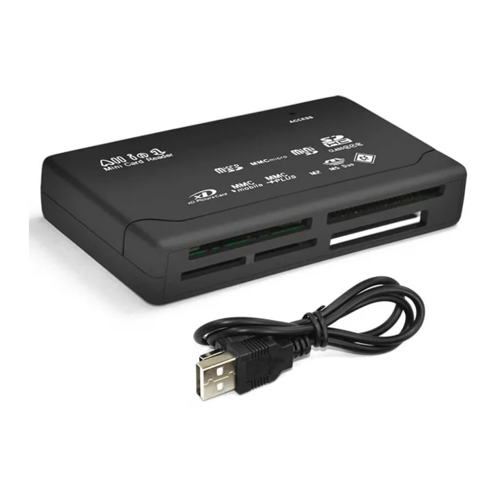9642 USB Hub Micro Sd Xd Mmc Ms Cf Tf Mini M2 Combo 45 Cm Kart Okuyucu