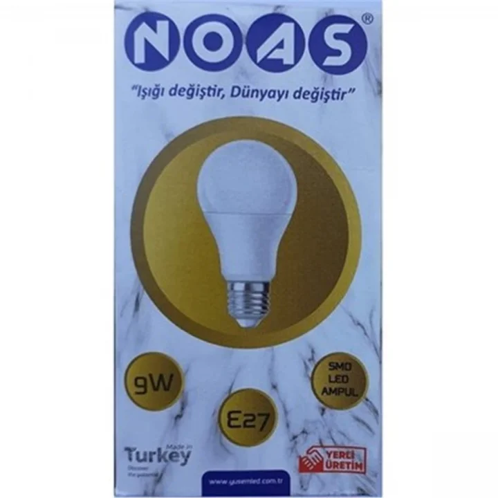 9W SMD LED AMPUL BEYAZ 6500K E27