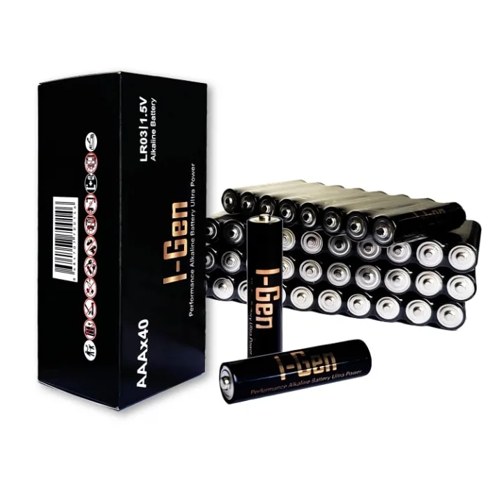 A115 Ultra Alkalin AAA İnce Kalem Pil 40lı Paket LR03 1.5V