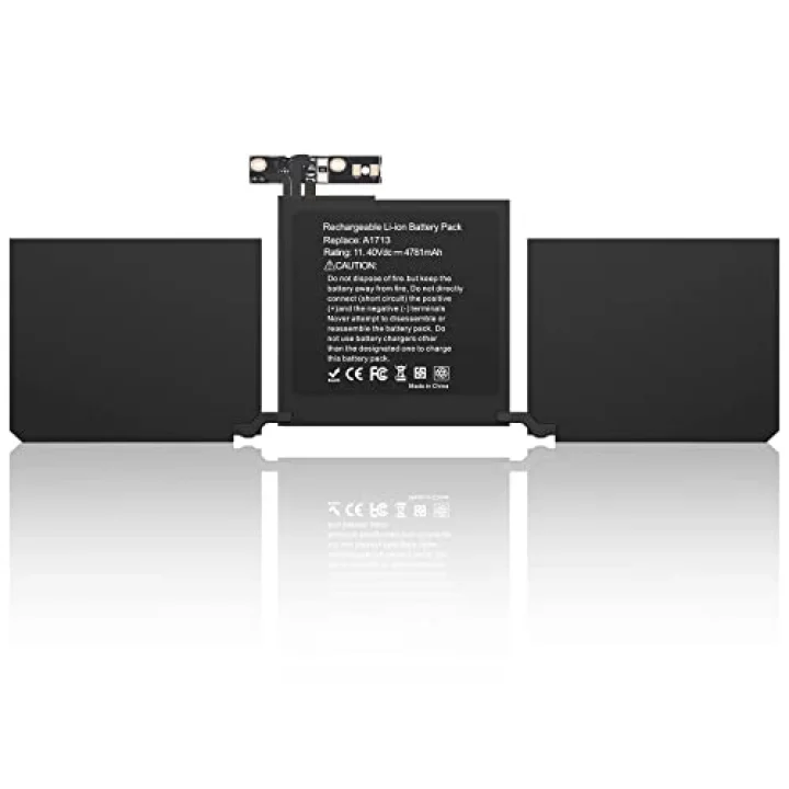 A1708 A1713 Pil Değiştirme MacBook Pro 13 inç A1708 A1713 Geç 2016 Orta 2017 Sürümü