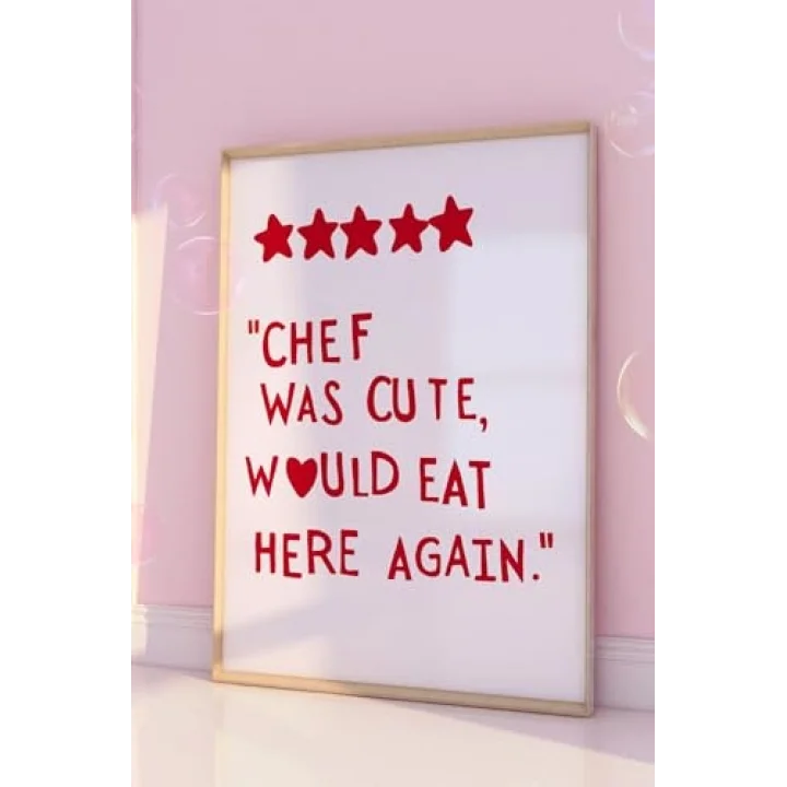 A3 Chef Was Cute Mutfak Posteri, A3.Chef