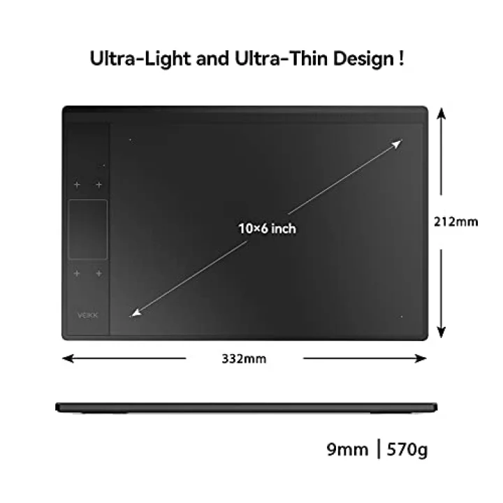 A30 10 x 6 Grafik Tablet