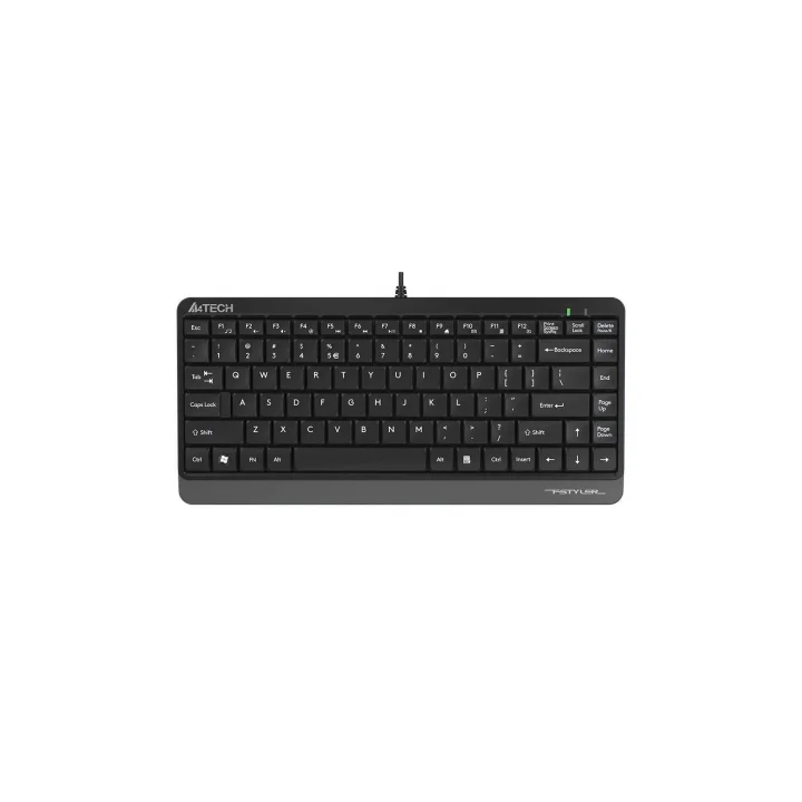 A4 Tech FK11 Q Türkçe Usb Fn-Multimedya Mini Siyah/Gri Klavye