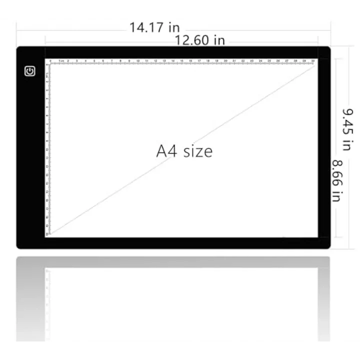 A4 Ultra-thin Portable LED Light Box Tracer USB Power Cable Dimmable Brightness LED Artcraft Tracing