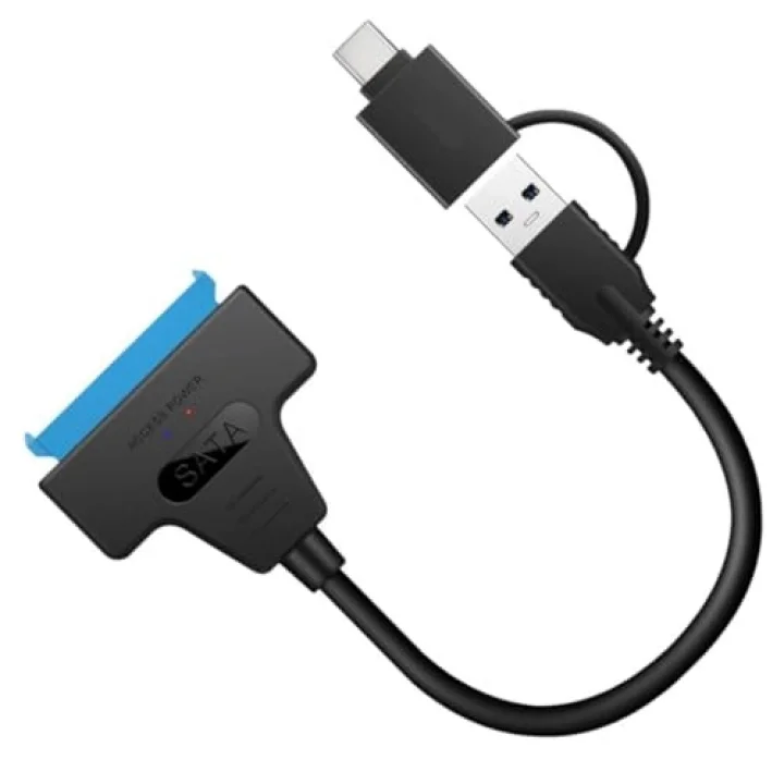 A4204 2in1 USB 3.0 Type-C To 2.5 inç Sata Hdd Ssd Çevirici Dönüştürücü