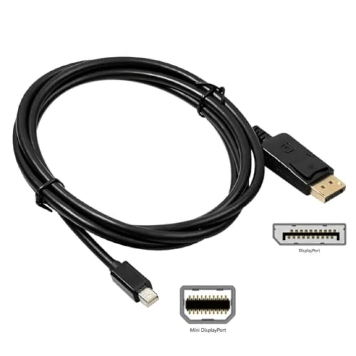 A4315 Mini Displayport To Displayport 1.5 M 4K Çevirici Dönüştürücü Adaptör Kablosu/Laptop, PC, HDTV, Monitör veya DisplayPort özellikli HD Projektörler İçin