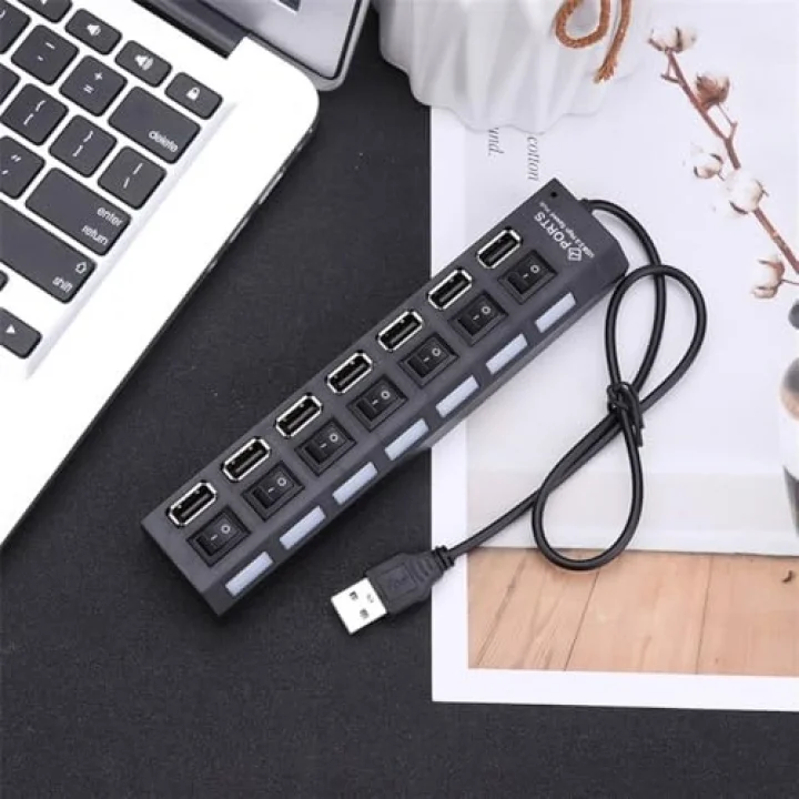 A4874-7 Portlu Usb 2.0 Hub Switch Çoklayıcı Çoğaltıcı