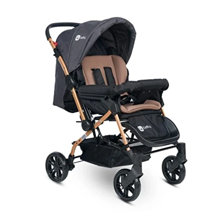 AB-360 Olympus Gold Çift Yönlü Bebek Arabası Antrasit
