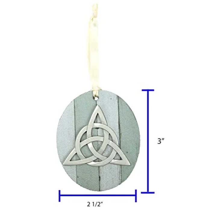 Abbey & CA Hediye Trinity Düğüm MDF Süsleme Krem Kurdele Hediye Kutulu