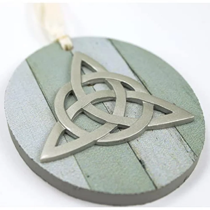 Abbey & CA Hediye Trinity Düğüm MDF Süsleme Krem Kurdele Hediye Kutulu