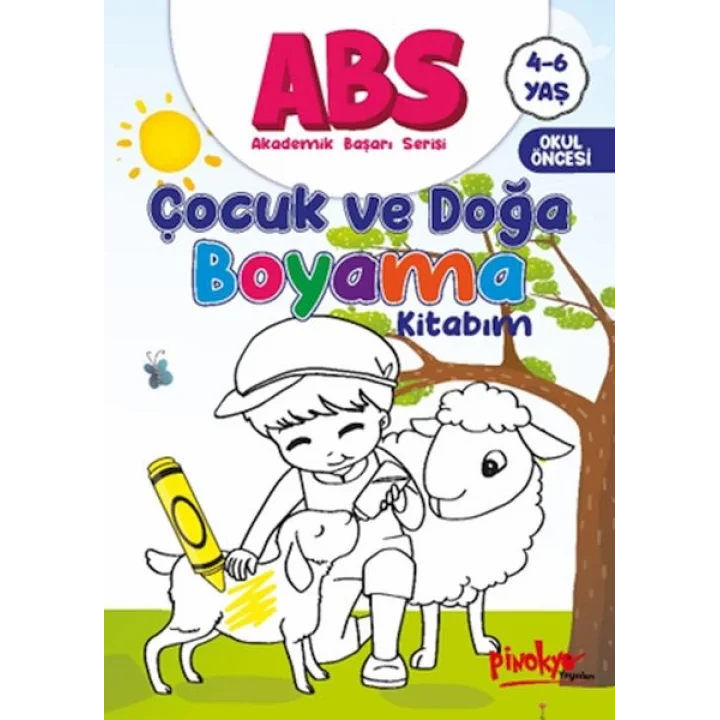 ABS 4-6 Yaş Çocuk ve Doğa Boyama Kitabım