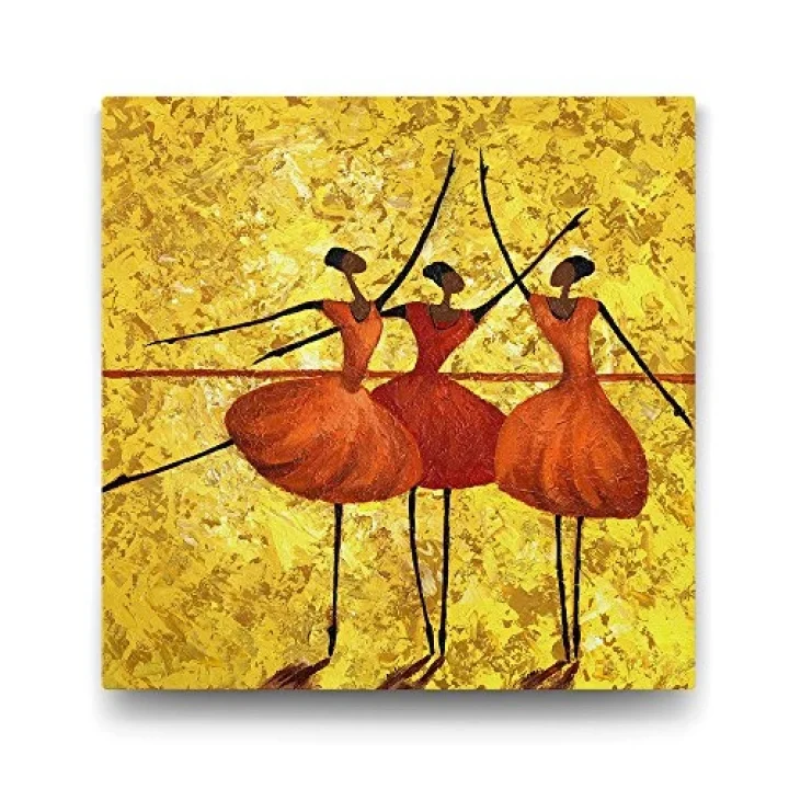 Abstract Balerinler Tablosu - 50x50cm