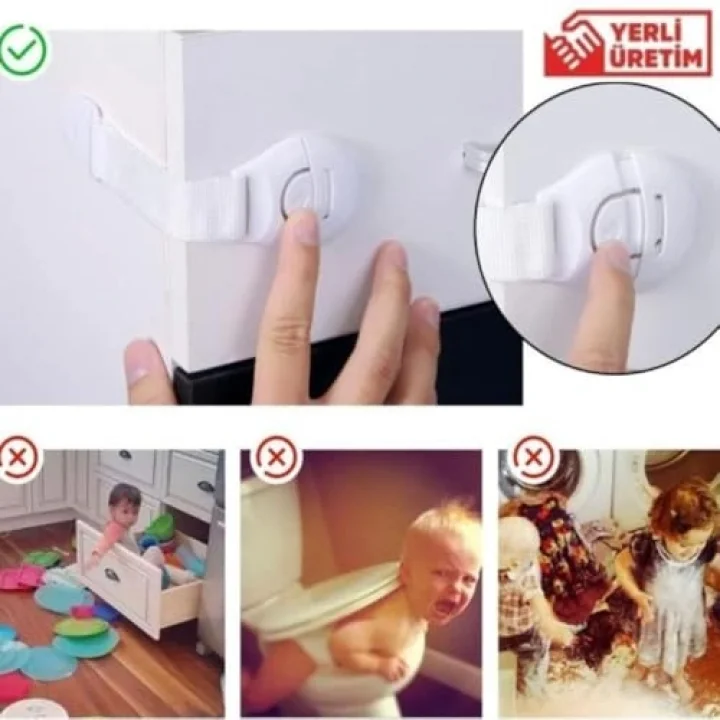 Abuy 15 Adet Bebek Çocuk Güvenlik Dolap Ve Çekmece Kilidi