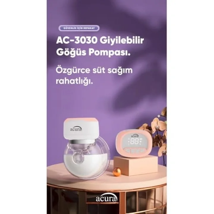 AC-3030 Giyilebilir Göğüs Pompası 150ml, AC-3030