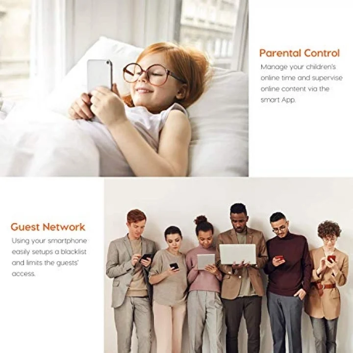 Ac5 1200mbps Dual Band 4 Port Wifi Kablosuz Router Access Point