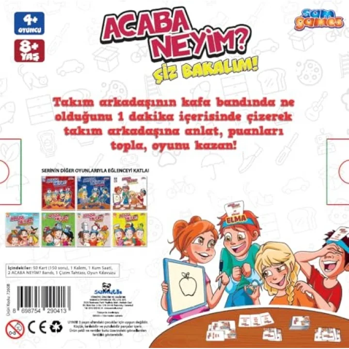 Acaba Neyim? Çiz Bakalim Kutu Oyunu
