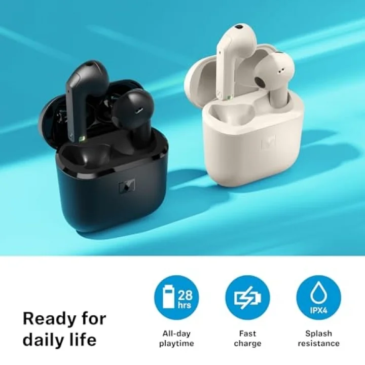 Accentum Open True Wireless Kulak İçi Kulaklık, Krem
