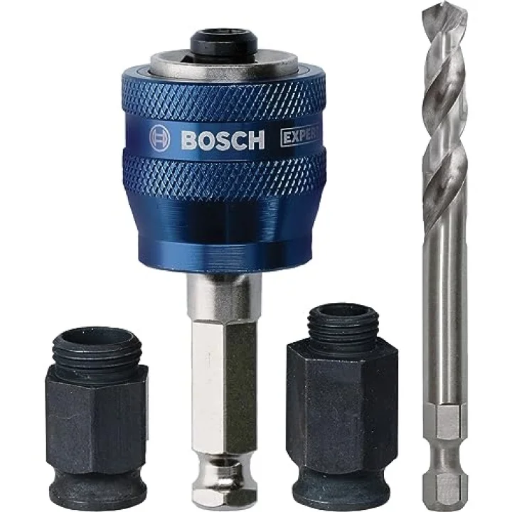 Accessories Professional 4 parçalı Power Change Plus başlangıç seti, ahşap, plastik, metaller için ( PowerChange Plusa yükseltmek için, matkap aksesuarı)