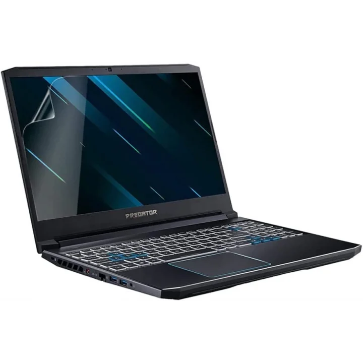 Acer Predator Helios 300 15.6 İnç İle Uyumlu Ekran Koruyucu Notebook, 9H Temperli Kırılmaz Esnek Nano Cam, Çizilmeye Ve Darbeye Dayanıklı Laptop Koruma, HD Şeffaf
