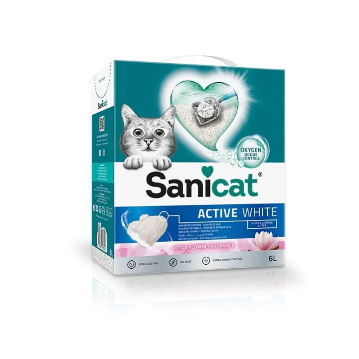 Active White Topaklanan Kedi Kumu (Kokusuz) 10L