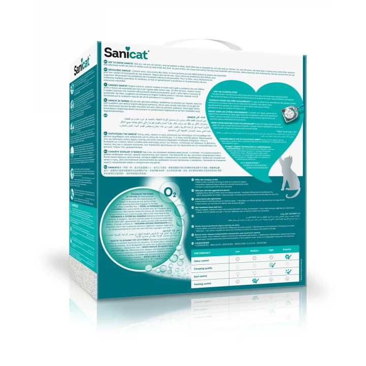 Active White Topaklanan Kedi Kumu (Kokusuz) 10L