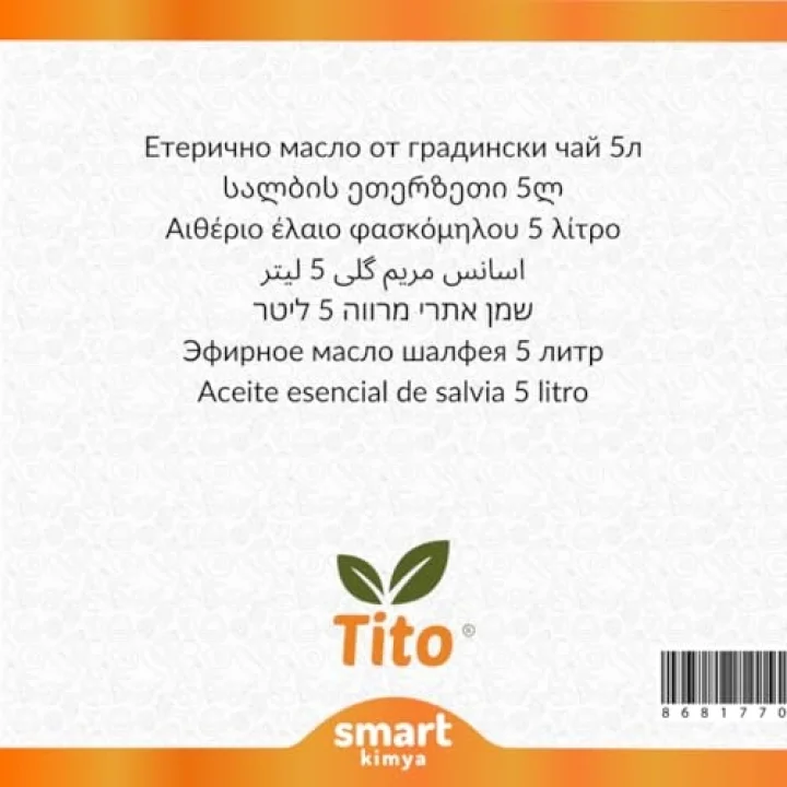 Adaçayı (Acı Elma) Uçucu Yağı 5 lt