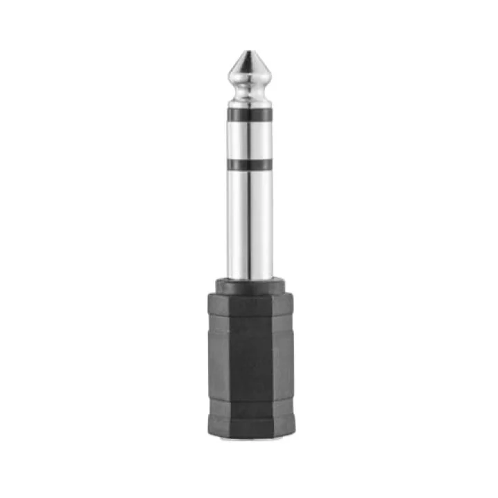 Adaptör 6.3mm Stereo Fiş - 3.5mm Stereo Soket