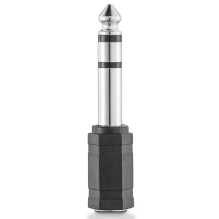 Adaptör 6.3mm Stereo Fiş - 3.5mm Stereo Soket