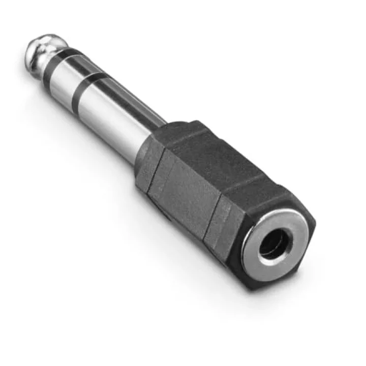 Adaptör 6.3mm Stereo Fiş - 3.5mm Stereo Soket