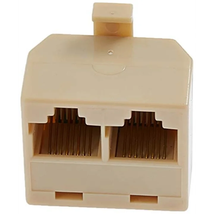 Adaptör RJ45 1 Erkek - 2 Dişi