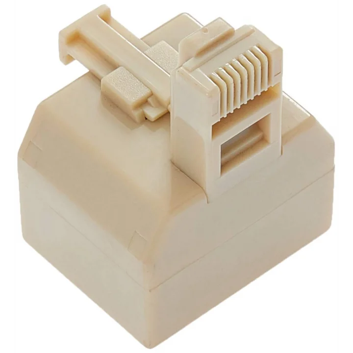 Adaptör RJ45 1 Erkek - 2 Dişi